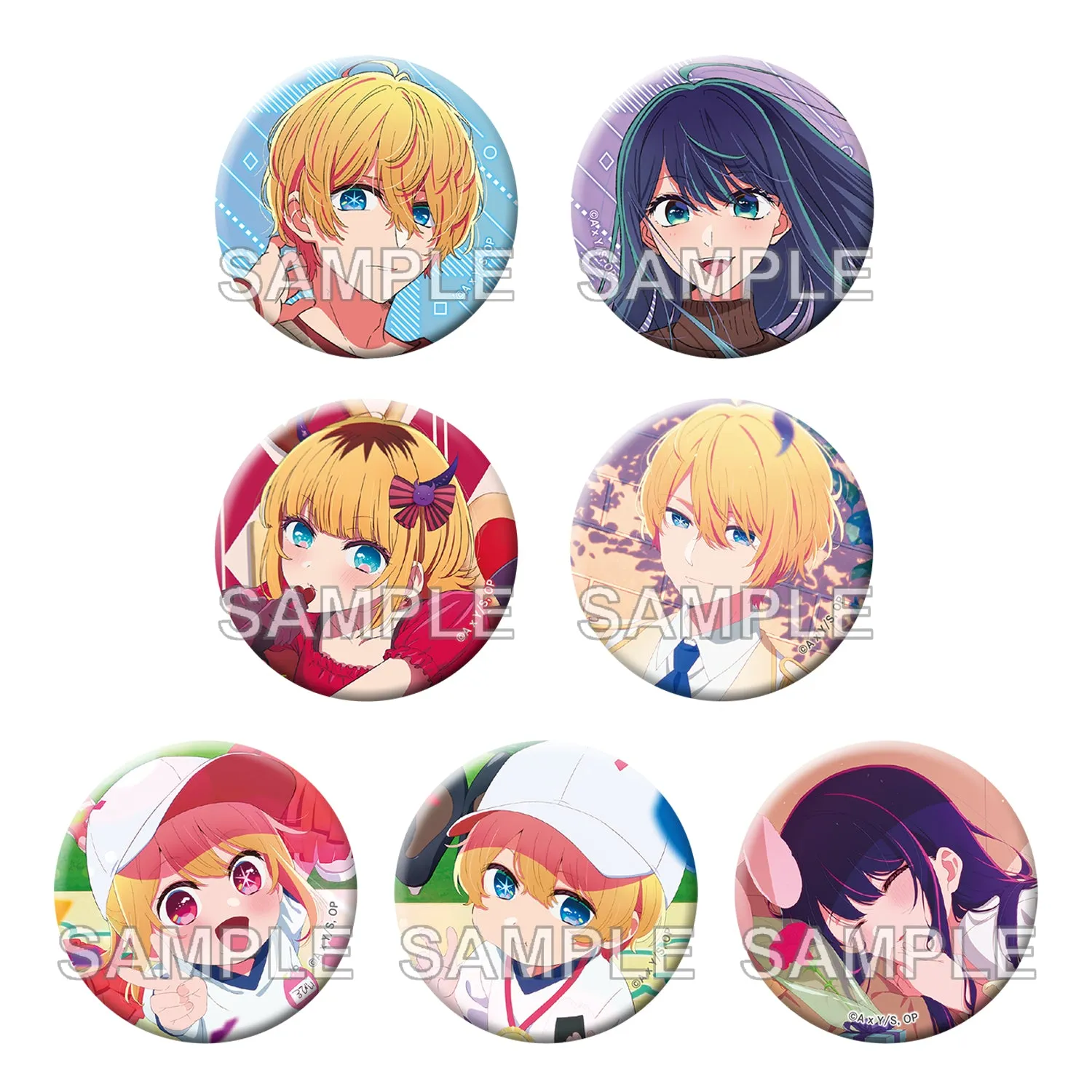 (1BOX=7)(Goods - Badge) 【OSHI NO KO】Tin Badges   The 7th PACK