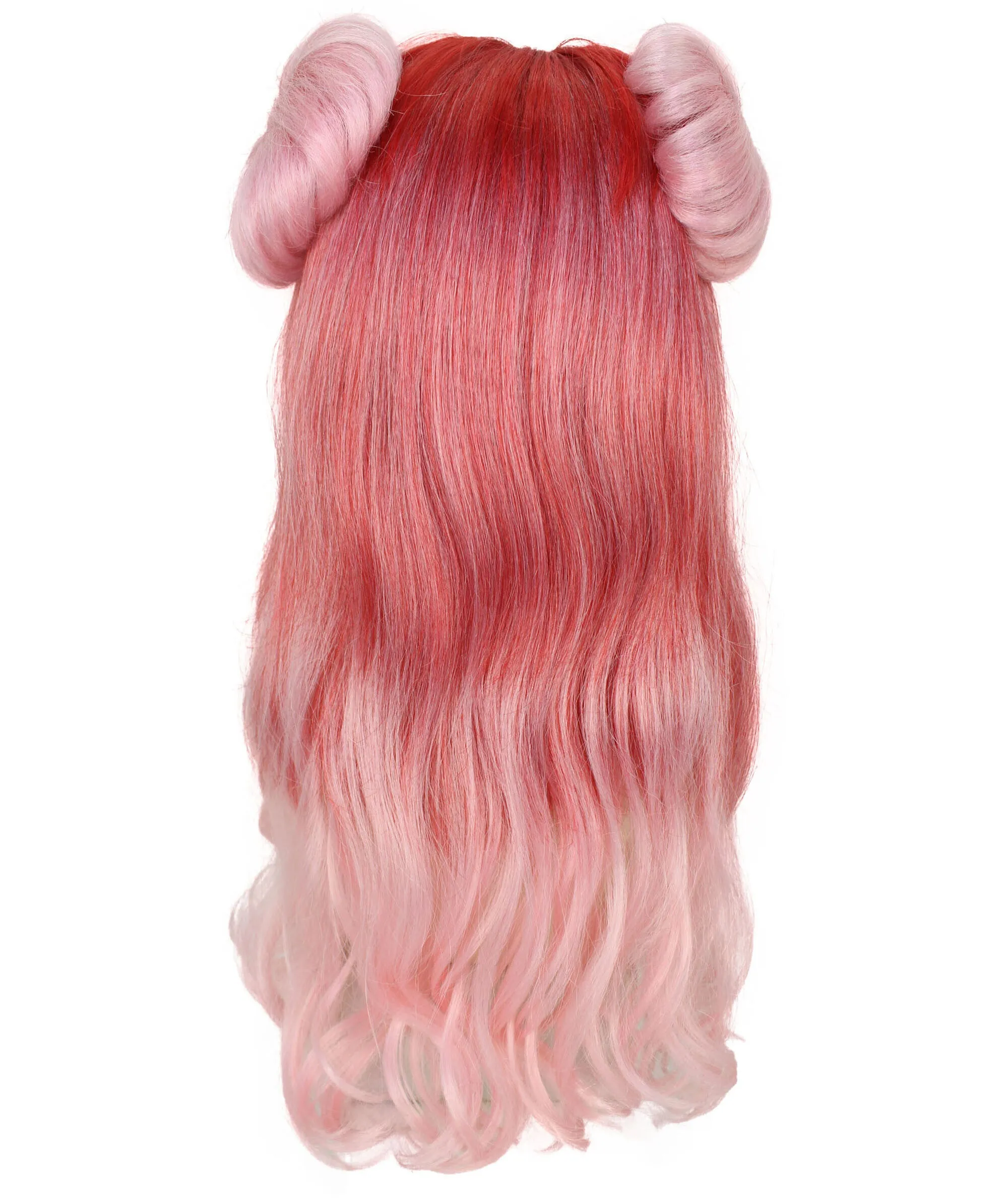 Adult Women's Red Ombre Long Curly Cosplay Wig | Perfect for Halloween & Cosplay Event  Flame-retardant Synthetic Fiber