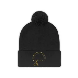 Atlas Printed Pom Beanie Hat