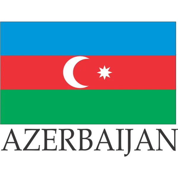 Azerbaijan Embroidered Flag Badge