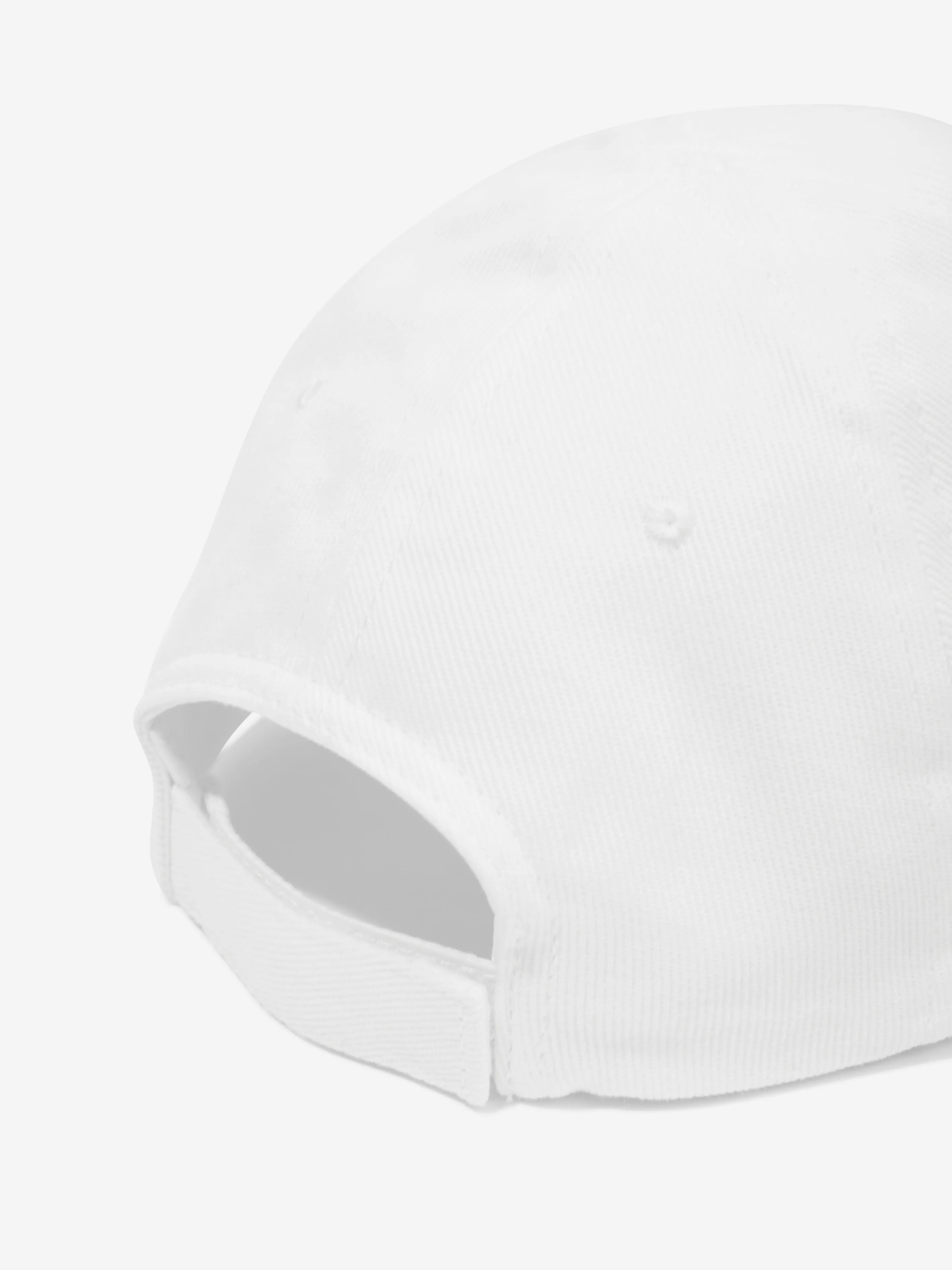 Balenciaga Kids Logo Cap in White