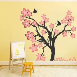 Best Stuff - Beautiful Blossom Tree Wall Sticker for Kids Room Home Decor (136 cm x 130 cm)- Code BA 17