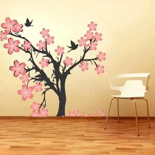 Best Stuff - Beautiful Blossom Tree Wall Sticker for Kids Room Home Decor (136 cm x 130 cm)- Code BA 40