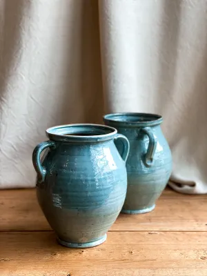 Blue Turkish Glazed Pot