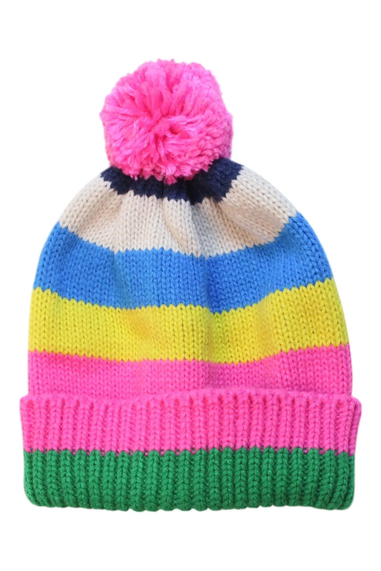 Boden Pom-Pom Knit Beanie 5-8Y