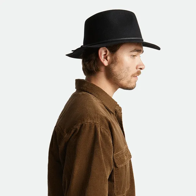 Brixton Wesley Fedora - Black