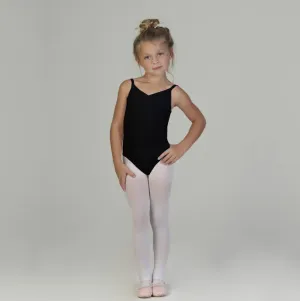 Bullet Pointe | Children's Pinch-Front Leotard | Black