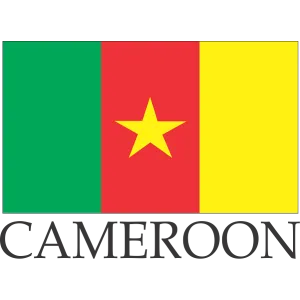 Cameroon Embroidered Flag Badge