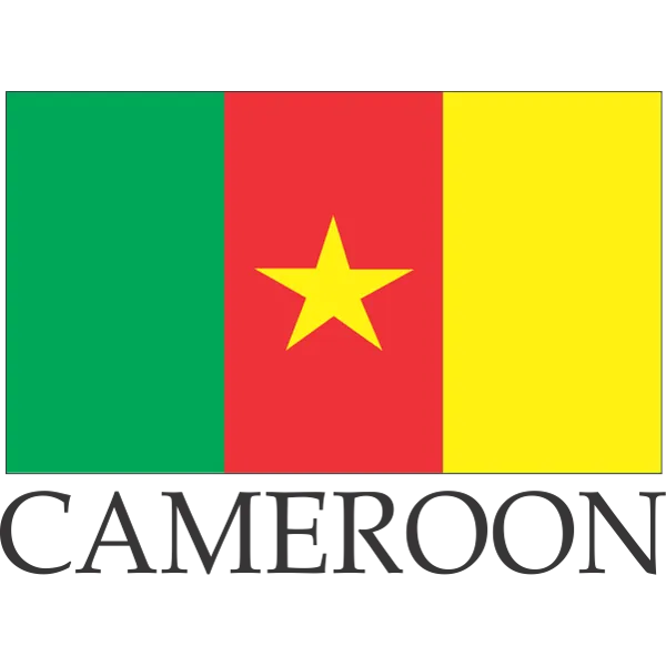 Cameroon Embroidered Flag Badge