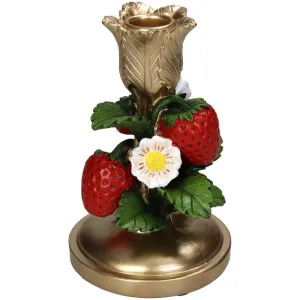 Candle Holder - Strawberry Gold