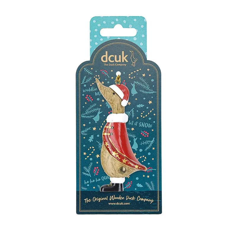 Christmas Wooden Duck Tree Decorations - Choice of Design