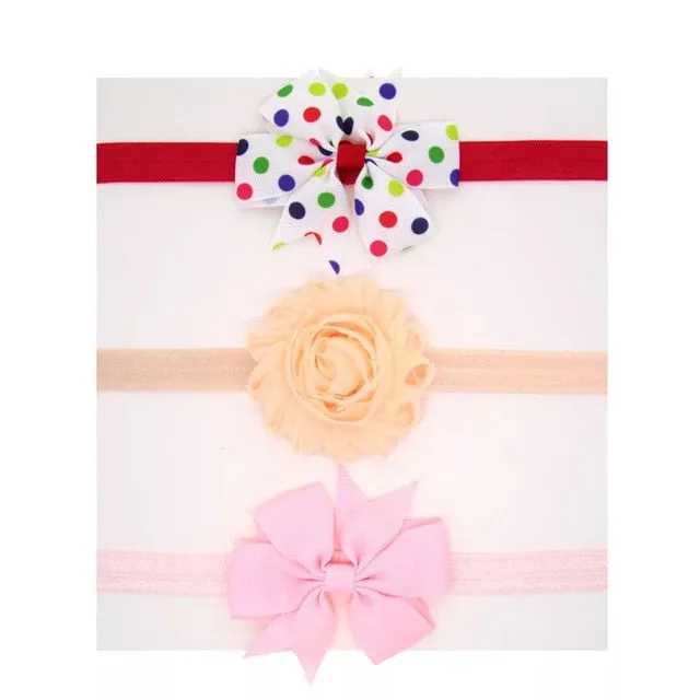 Cotton Baby Headband with Bow