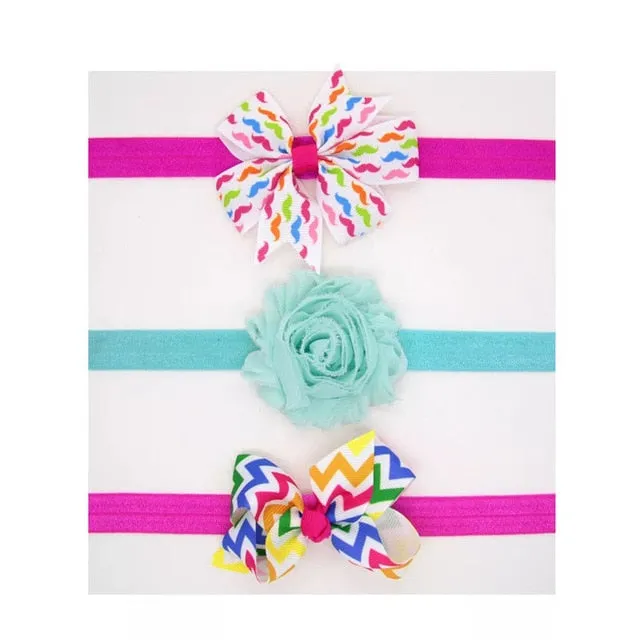 Cotton Baby Headband with Bow