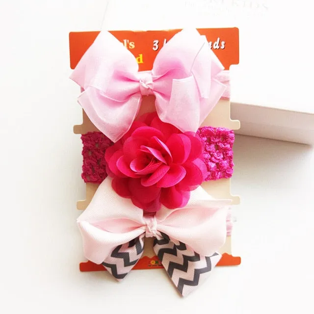 Cotton Baby Headband with Bow