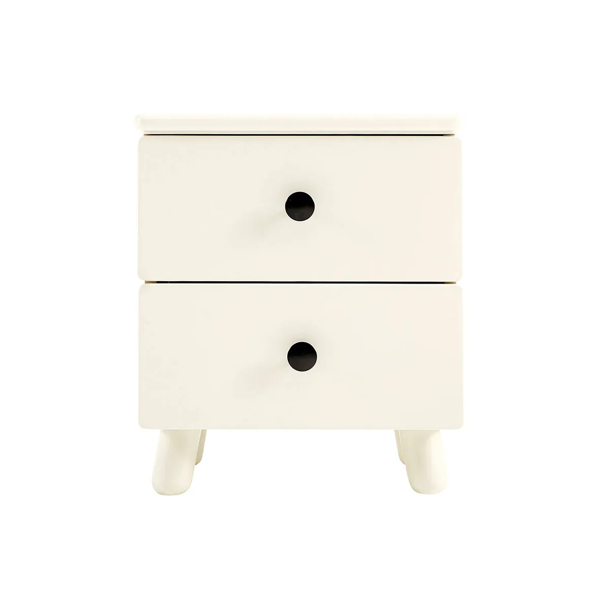 Creamy White Bedside Kids Cabinet