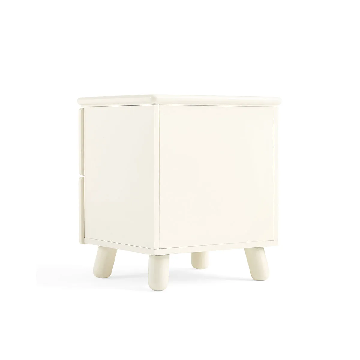 Creamy White Bedside Kids Cabinet