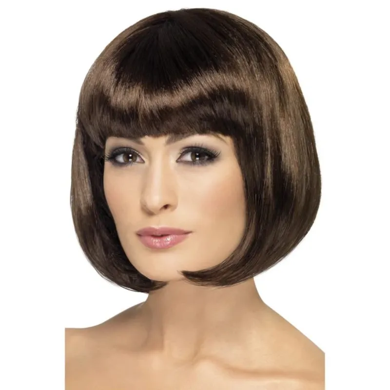 Dark Brown Short Bob Partyrama Wig