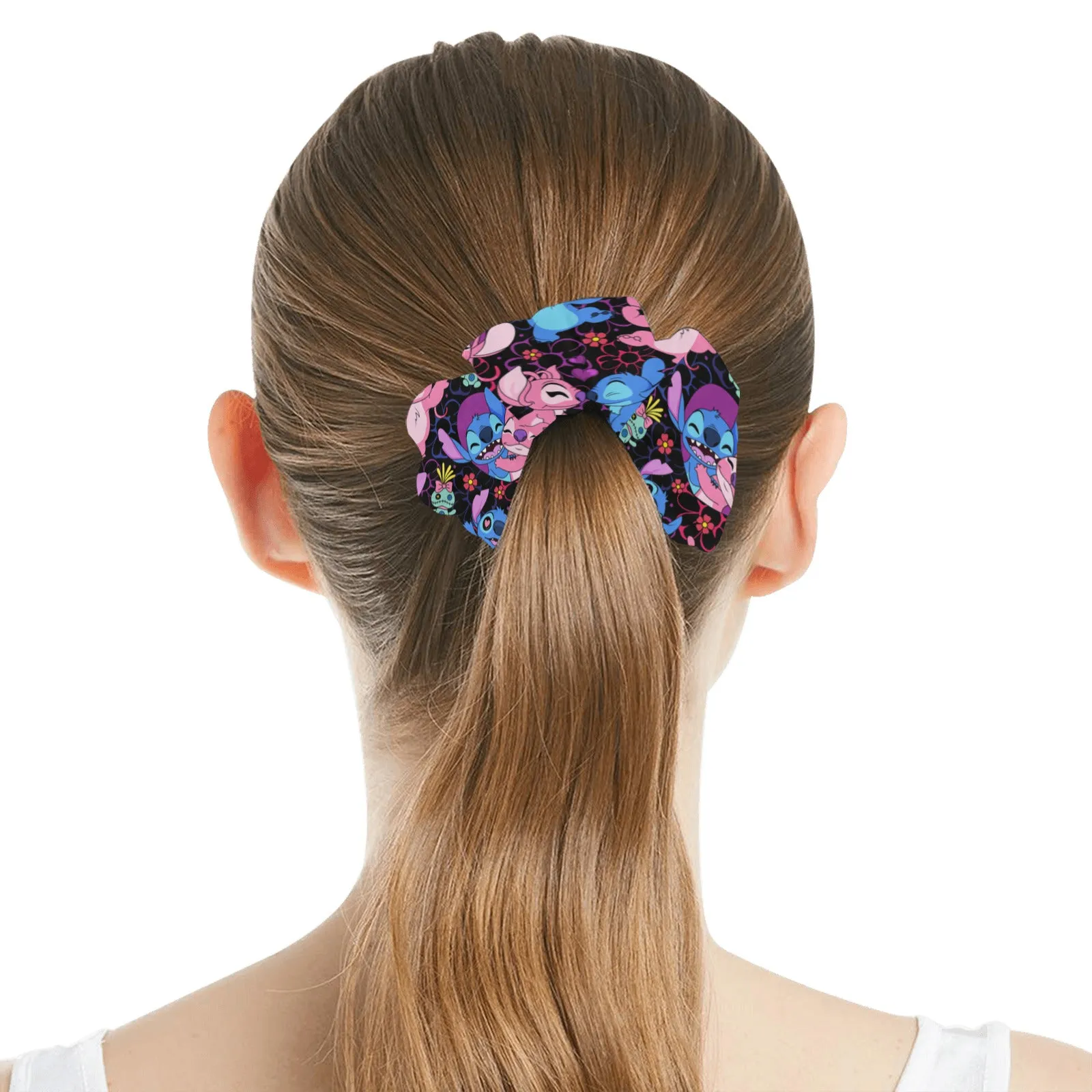 Disney Lilo And Stitch Angel Besties Hair Scrunchie