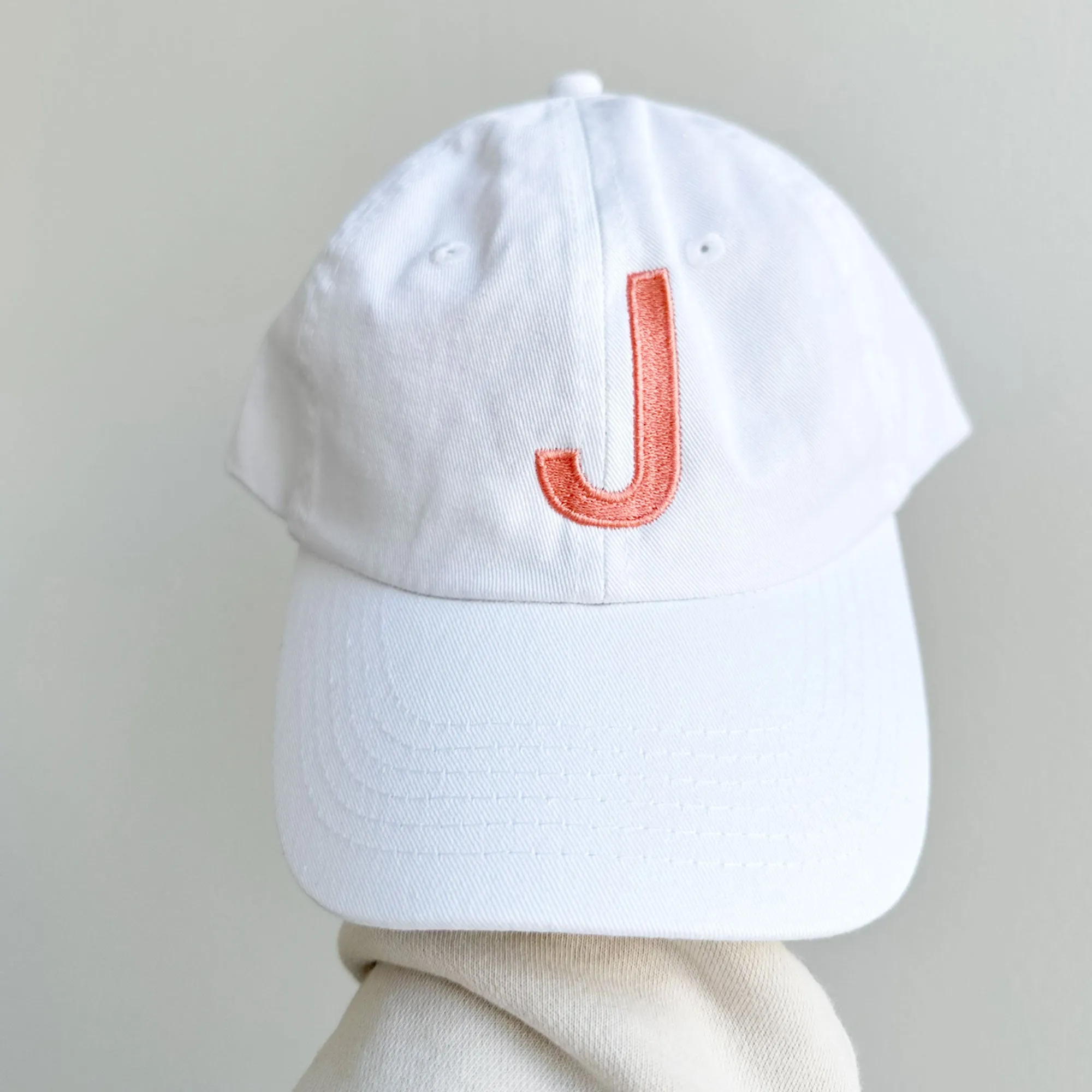 Embroidered Single Outlined Initial Youth Bellamy Baseball Cap