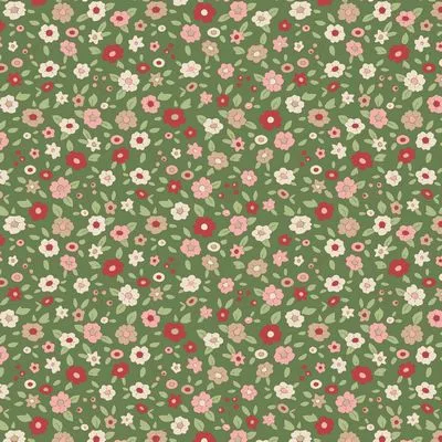 Fabric, Creating Memories Christmas WINTER REDS & GREENS by Tilda - 5-inch CHARM PACK