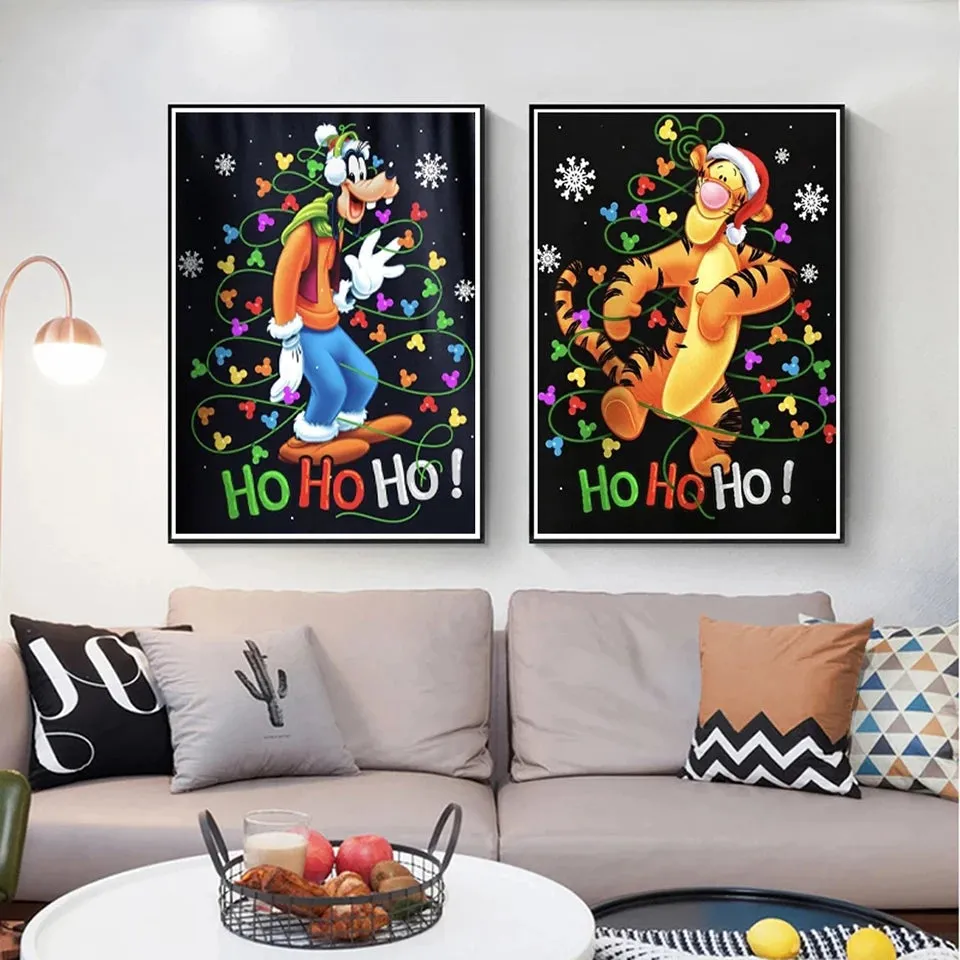 Festive Ho Ho Ho! - Christmas Diamond Painting, Full Round/Square 5D Diamonds