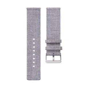 Garmin Vivomove HR nylon canvas watch band replacement - Light Grey