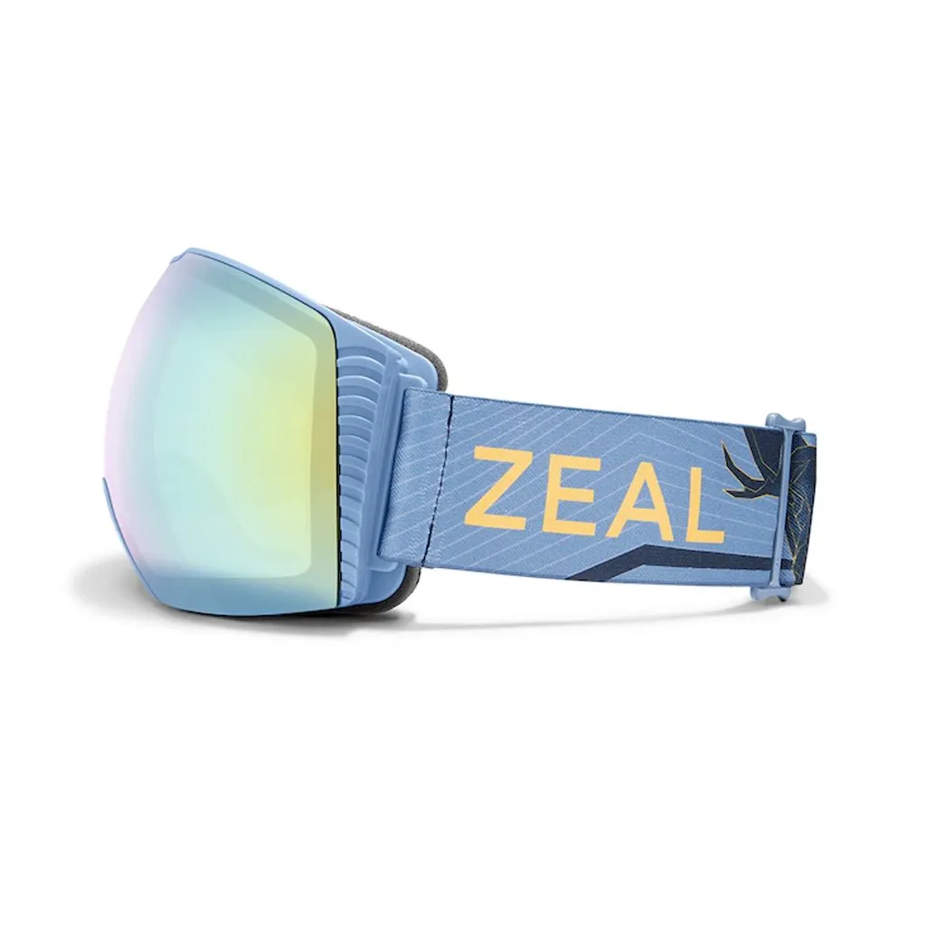 Goggles Zeal Cloudfall Laser Moose - Alchemy Mirror   Sky Blue Mirror