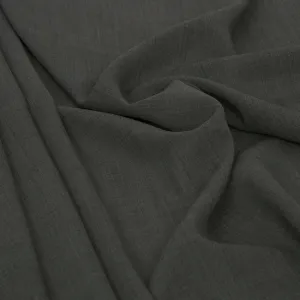 Grey Poly Wool Fabric 389