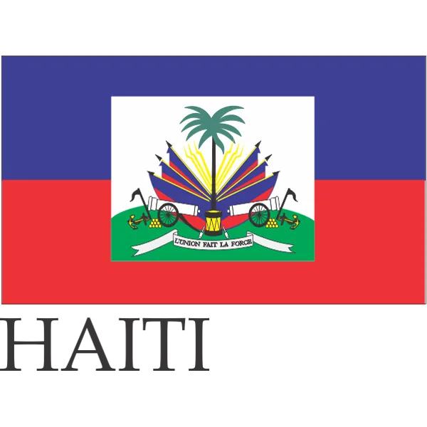 Haiti Embroidered Flag Badge