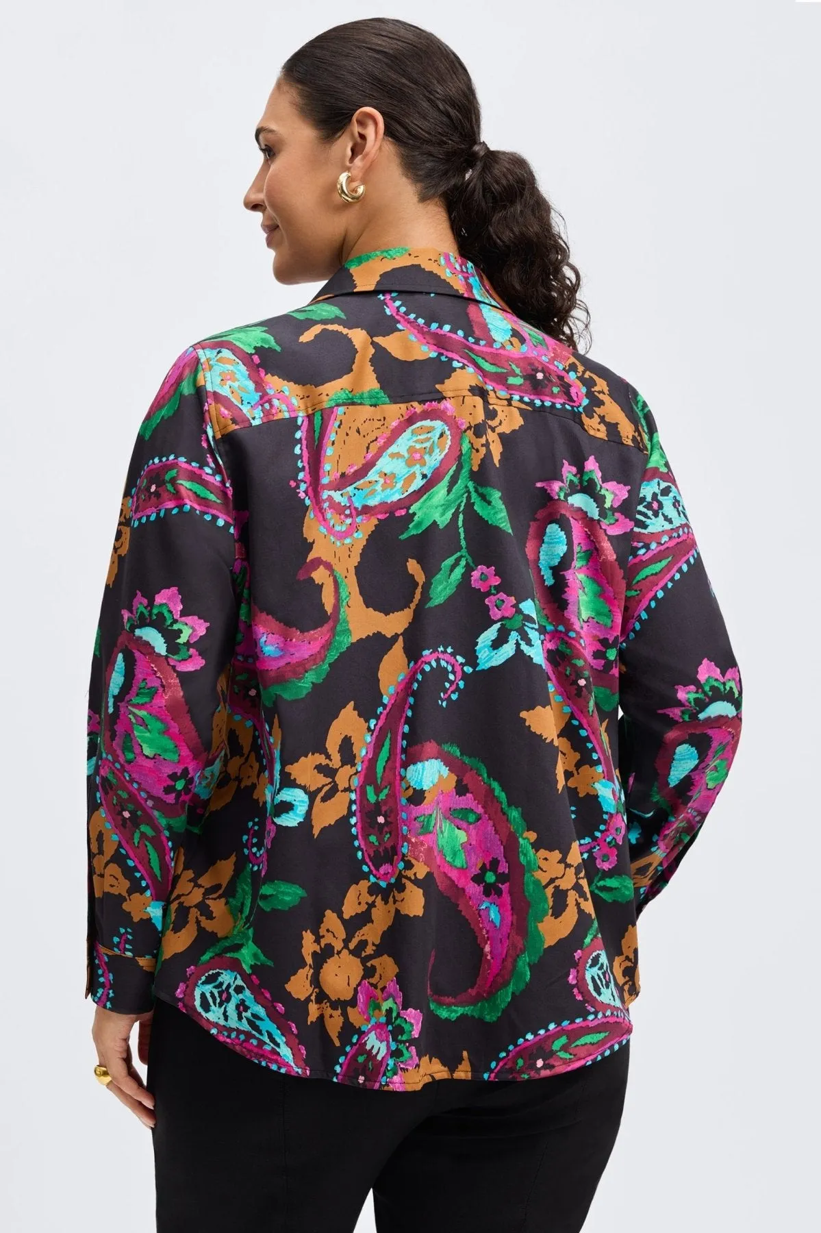 Hampton Plus No Iron Painted Paisley Shirt