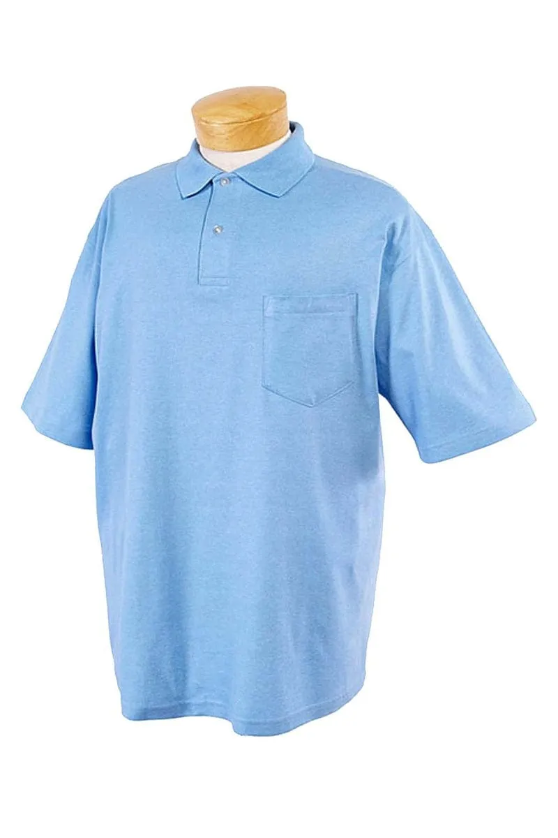 Jerzees 436P: Adult 5.6 oz. SpotShield(tm) Pocket Jersey Polo, Basic Colors