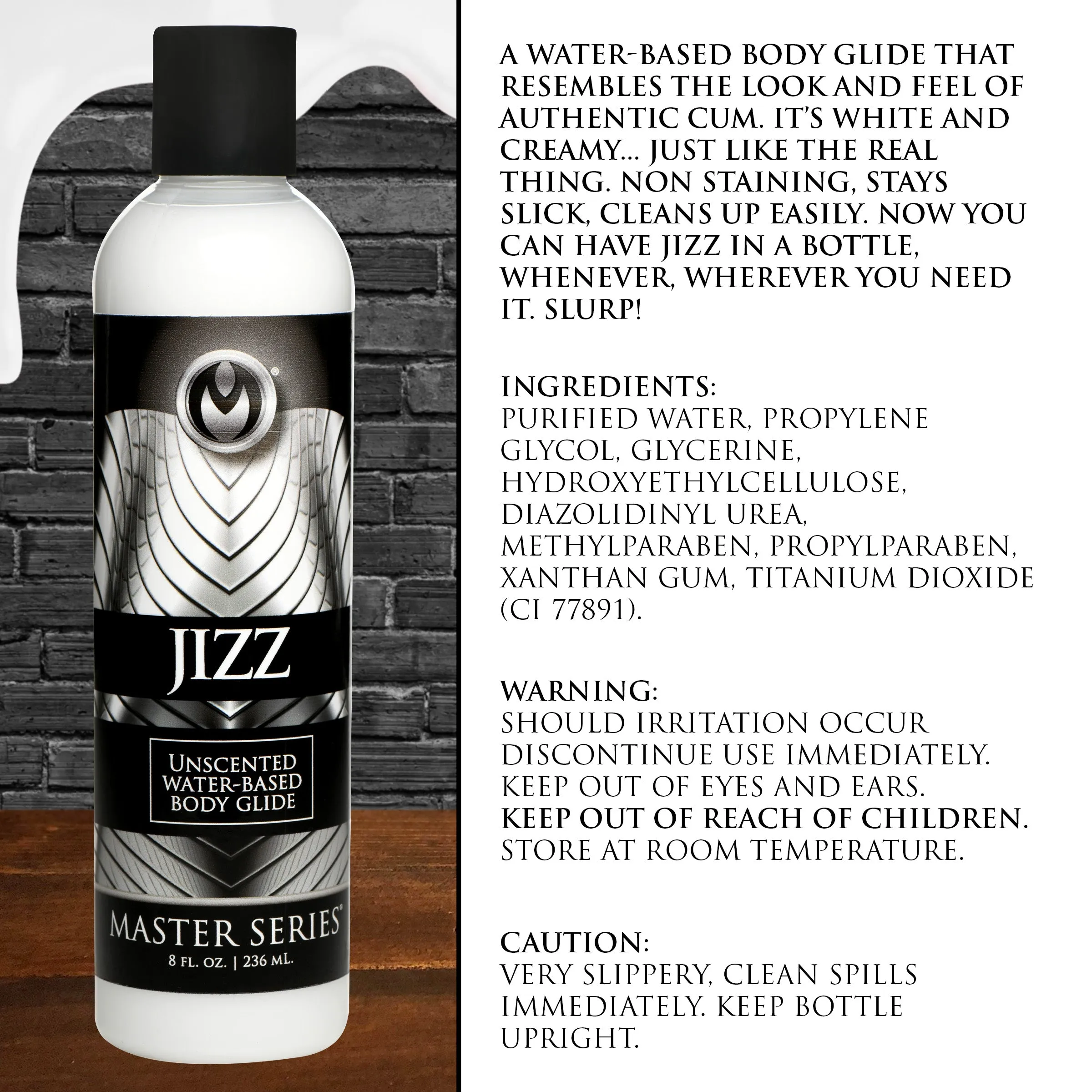 Jizz Water-Based Lubricant