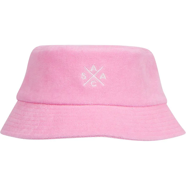 Kids Andy Cohen Pink Terry Bucket Hat