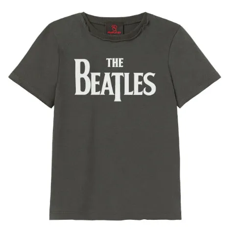 Kids Beatles T-Shirt - Charcoal