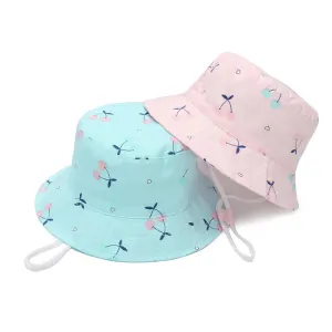 Kids Bucket Cotton Flat Hat