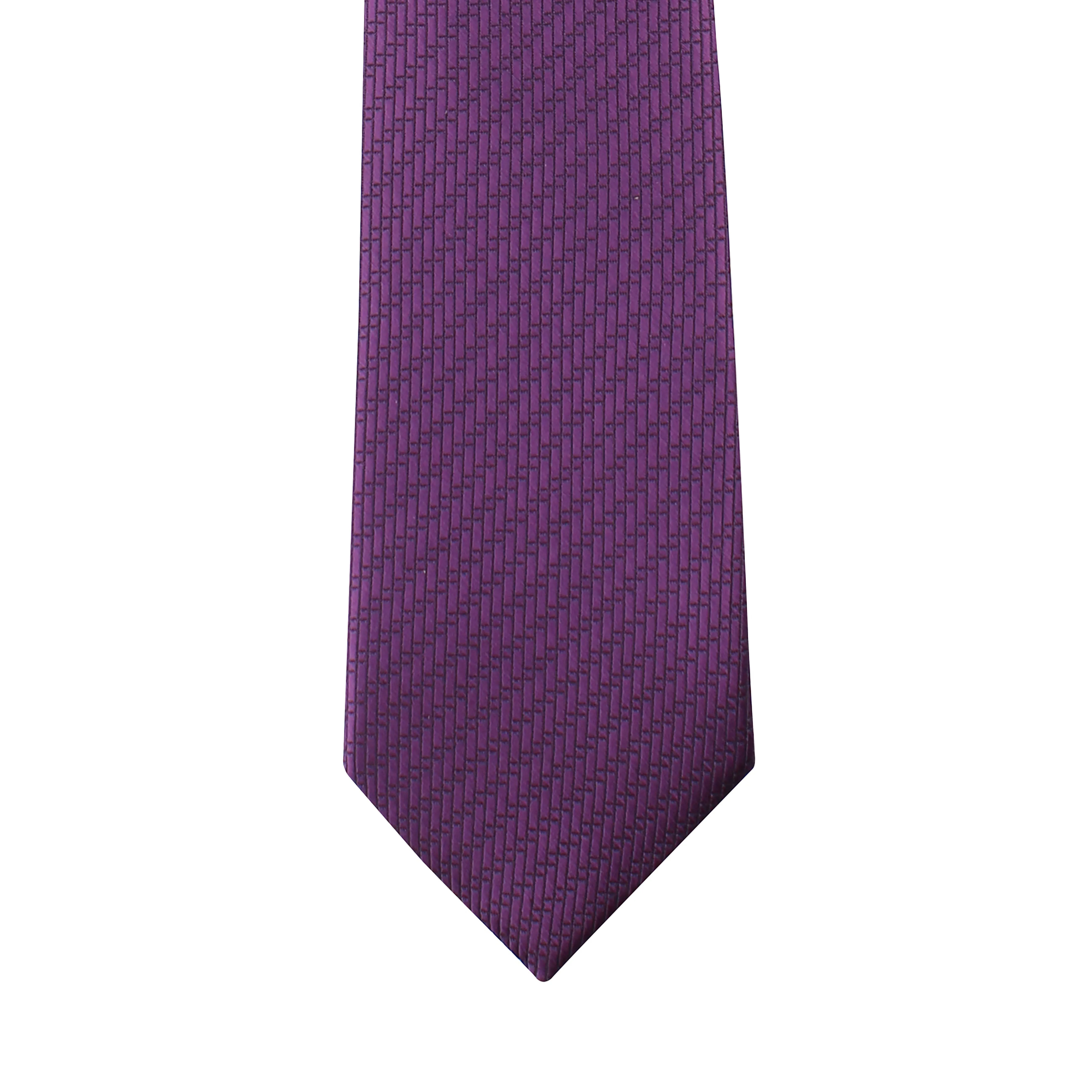 Kovove Purple Solid Neck Tie For Men