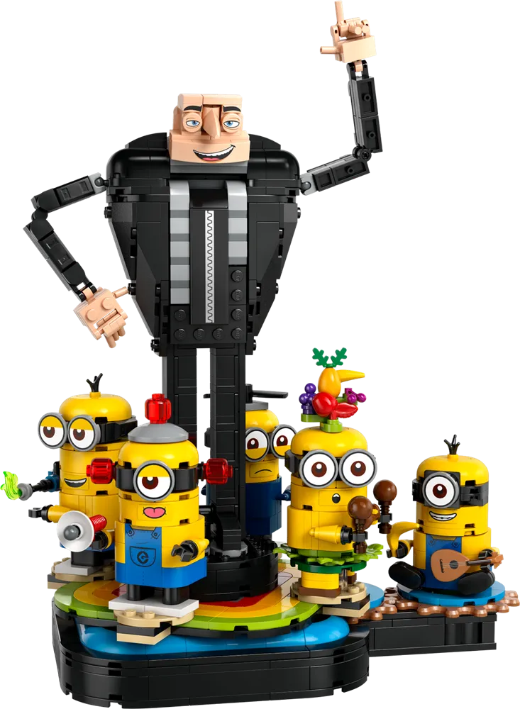 LEGO Despicable Me Brick-Built Gru and Minions 75582