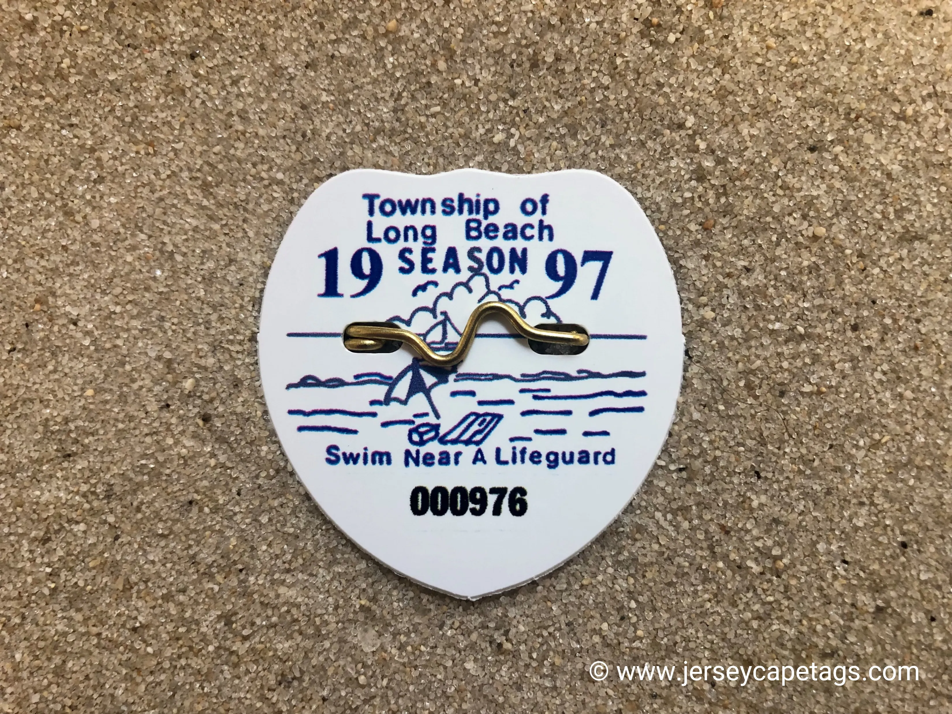 Long Beach Township 1997 Seasonal Beach Badge