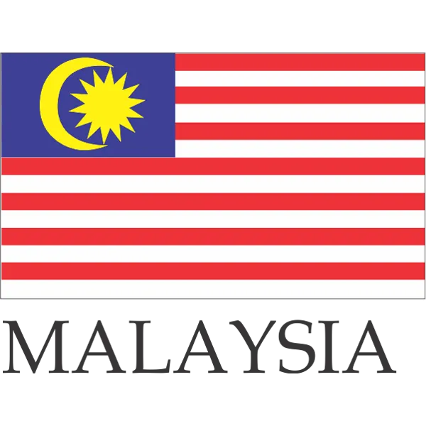 Malaysia Embroidered Flag Badge