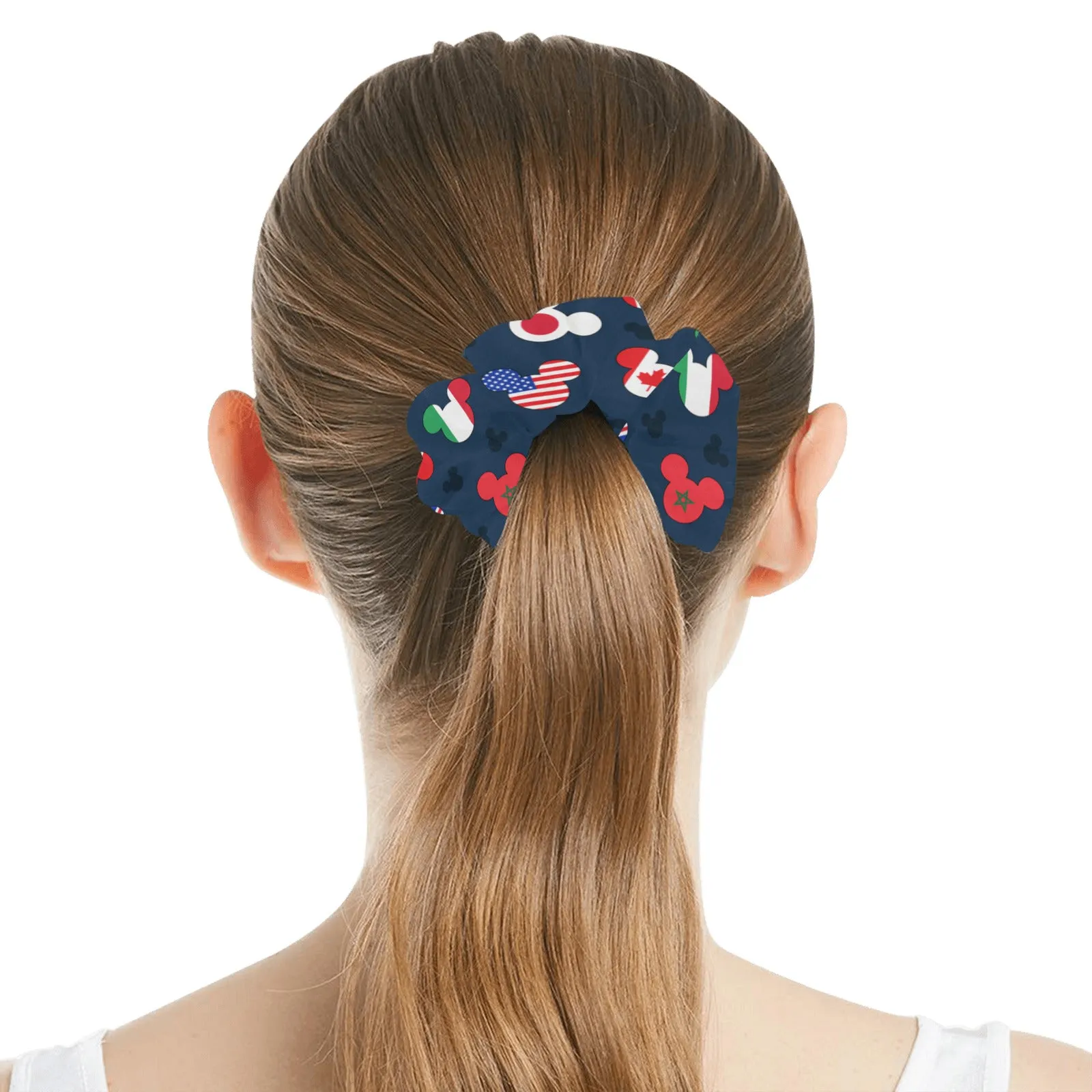 Mickey Heads Hair Scrunchie