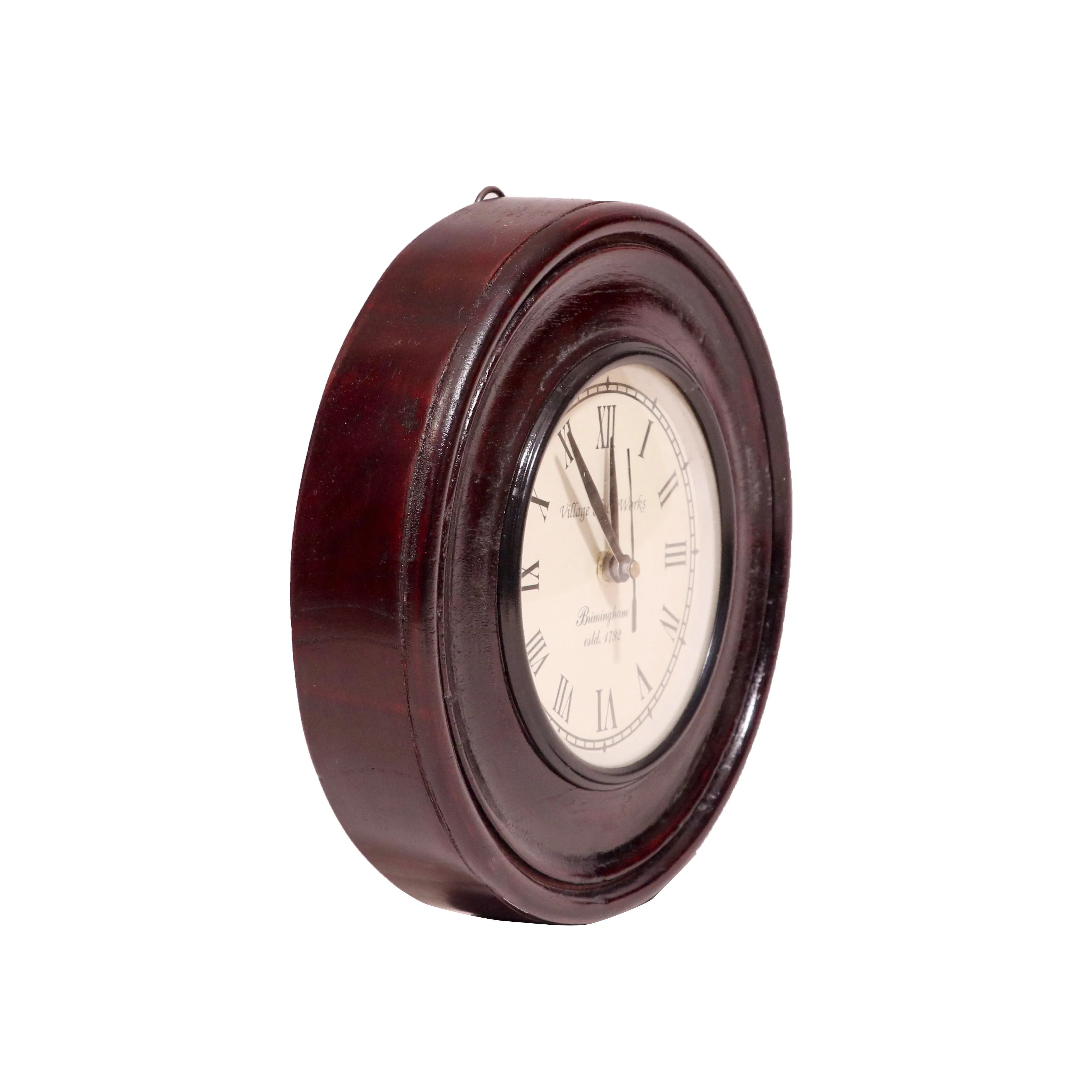 Mohagany Touch Solid Wood Handmade Clock