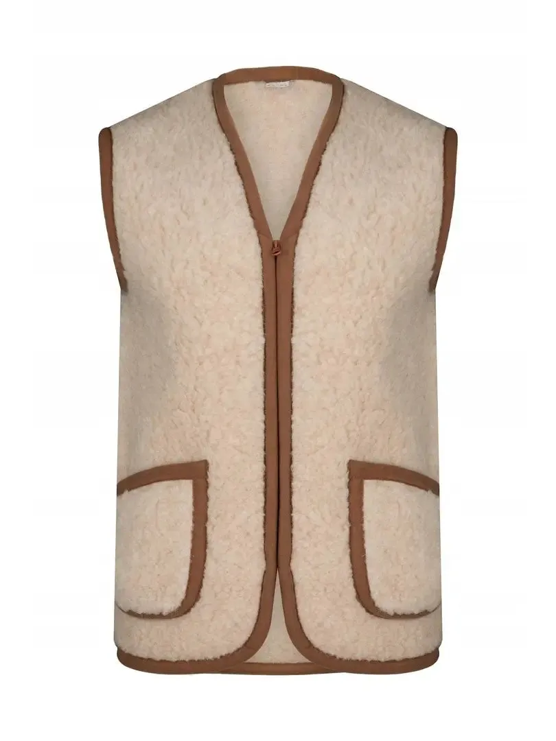 Oatmeal Wool Gillet