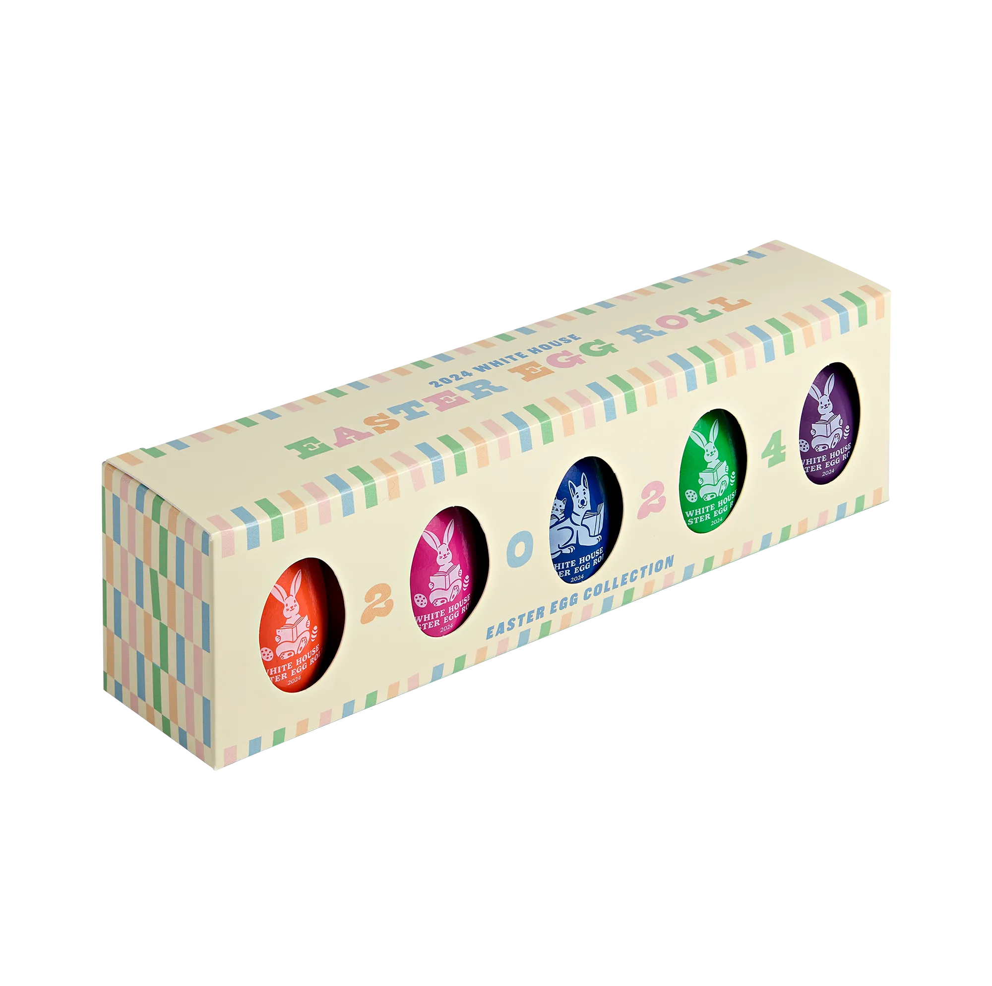 Official 2024 White House Easter Egg Set