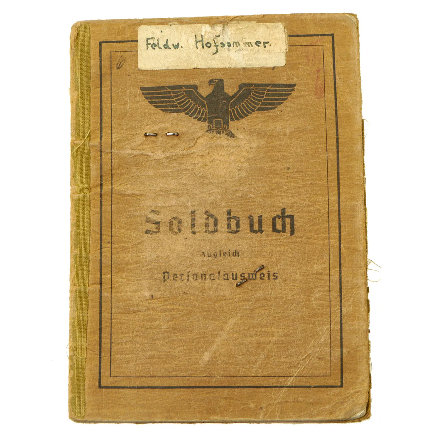 Original German WWII Massive Award & Document Grouping of Sanitäts-Feldwebel Friedrich Hofsommer of Panzerjäger - Abteilung 15