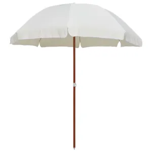 Parasol with Steel Pole 240 cm Sand