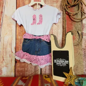 "Pink Bandana" Outfit for Girls by Kiddie Korral  #15