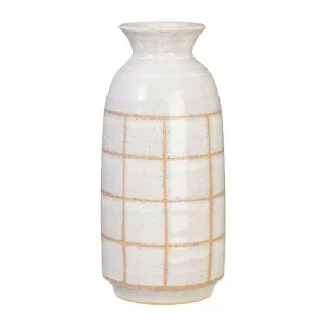 Raz Imports Farm To Table Plaid Vase