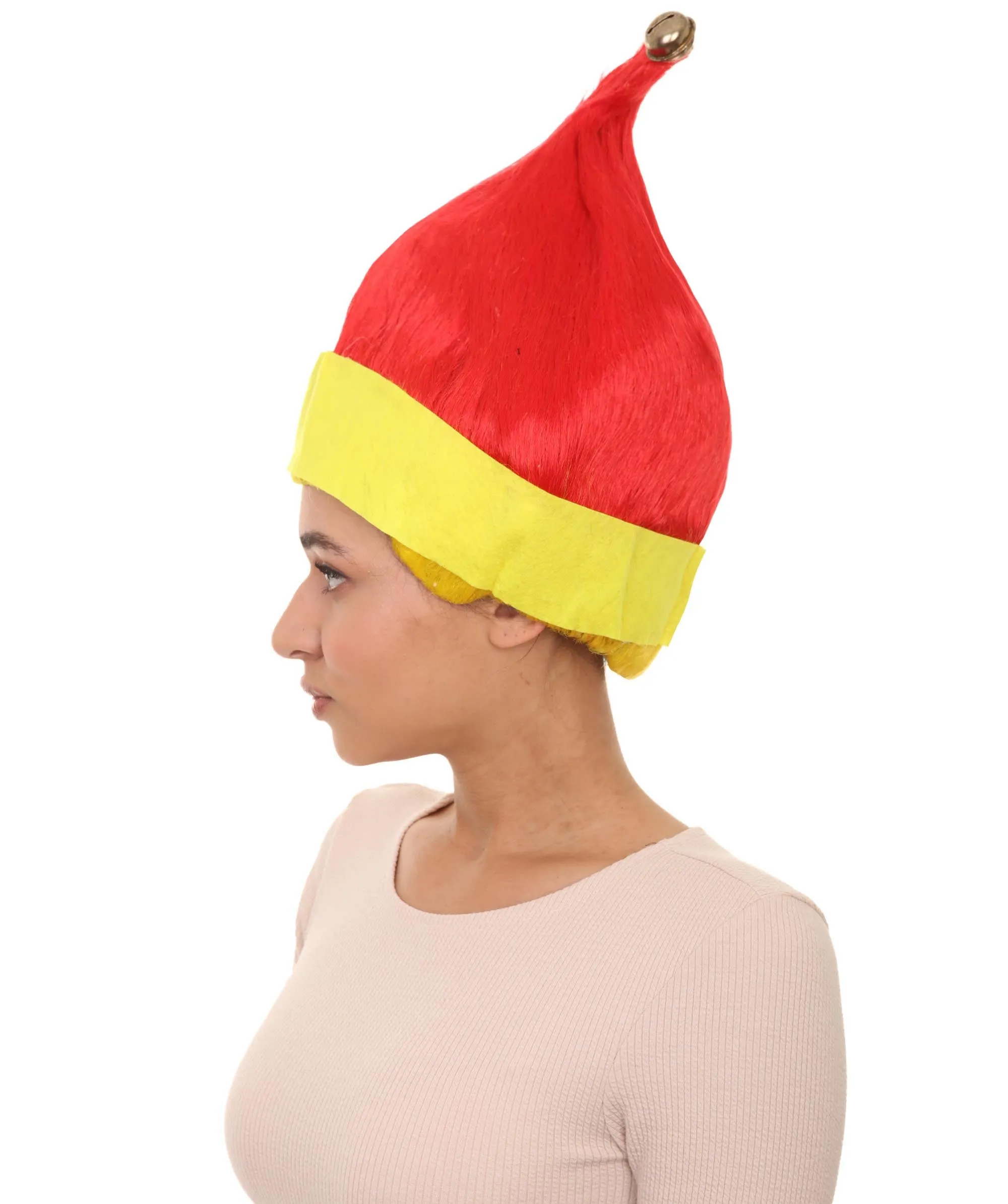 Red And Yellow Wig | Premium Breathable Capless Cap