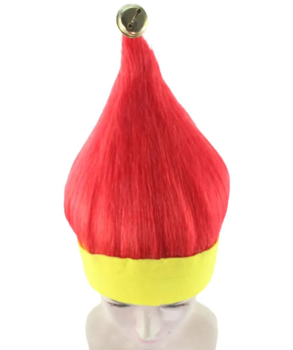 Red And Yellow Wig | Premium Breathable Capless Cap