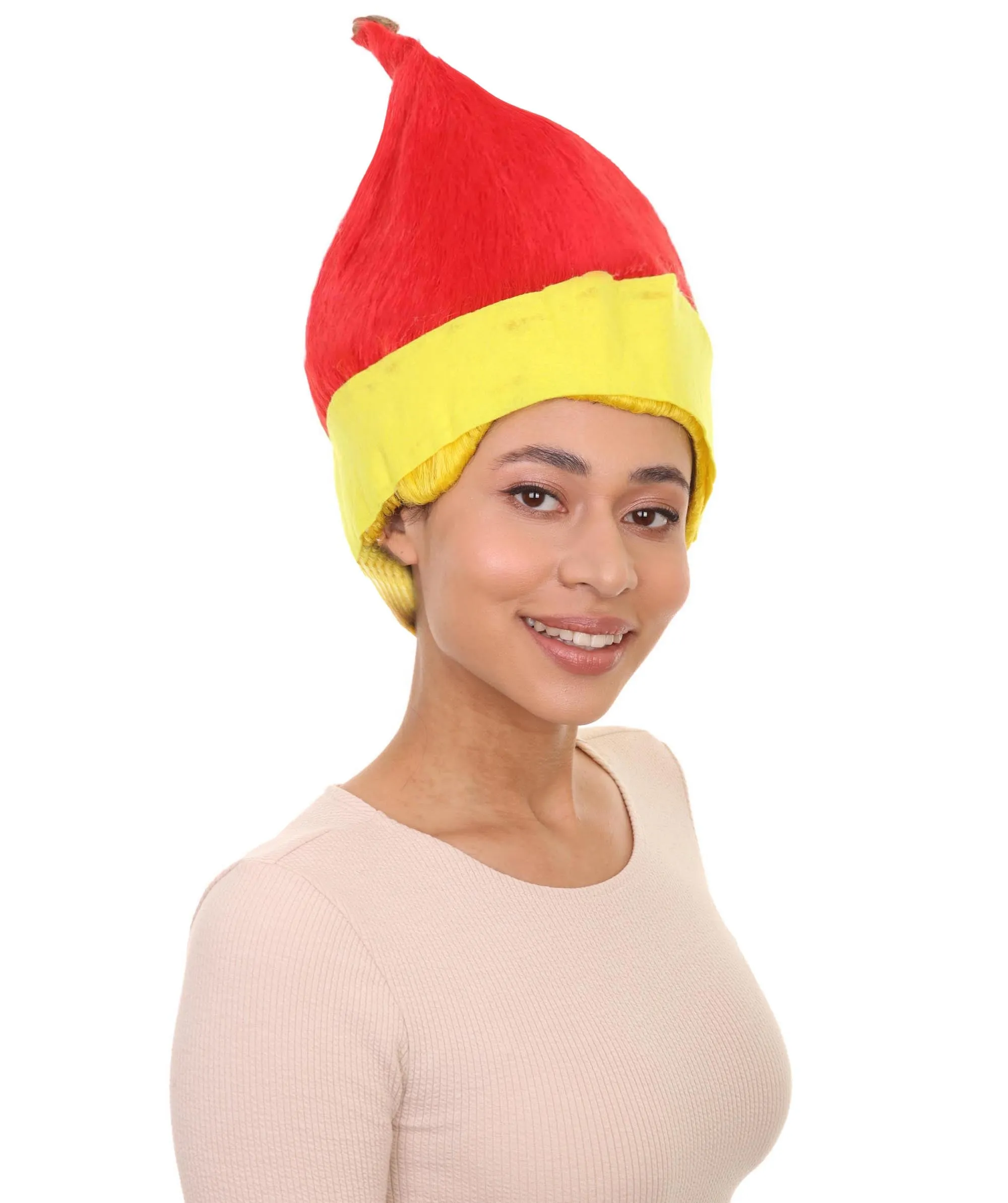 Red And Yellow Wig | Premium Breathable Capless Cap